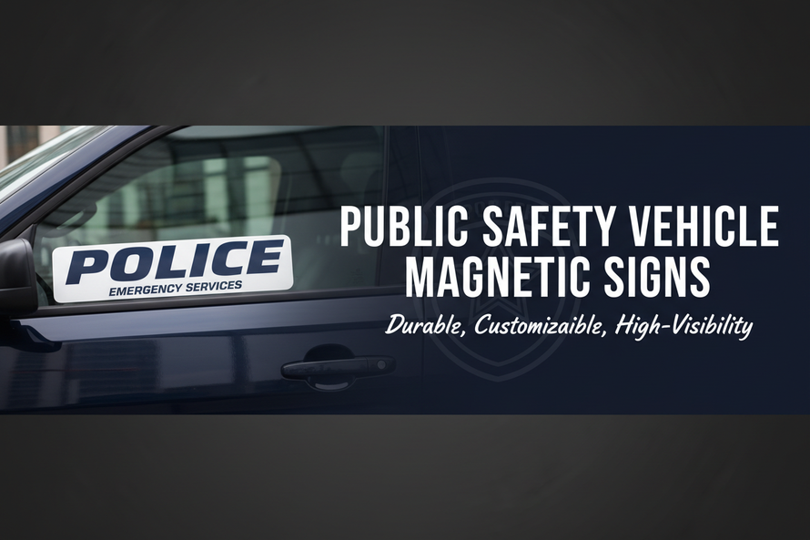 Public Safety Vehicle Magnetic Signs