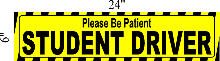 Student Driver Magnetic Signs
