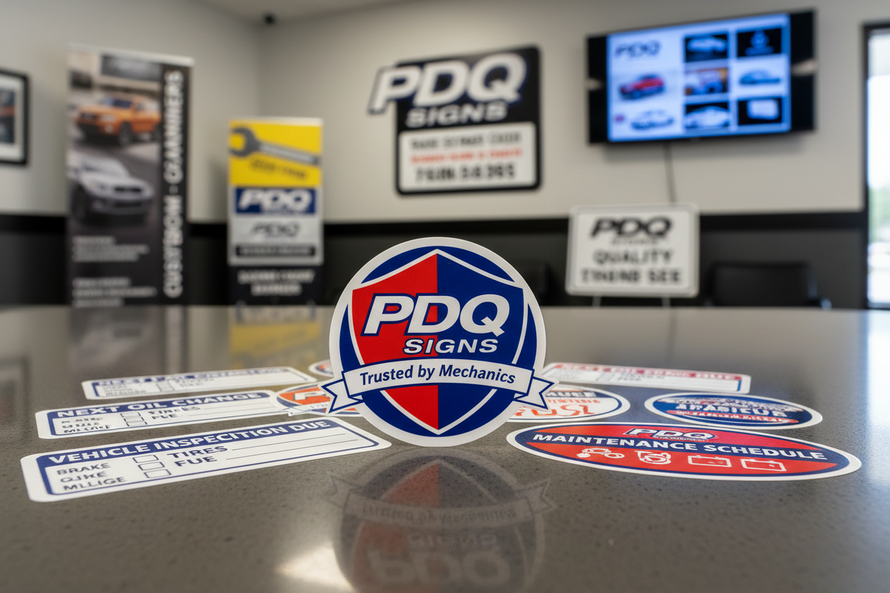 Auto Service Stickers