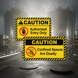 Caution ⚠️ Comfined Space Sigs