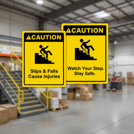 Caution Watch Your Step Signs
