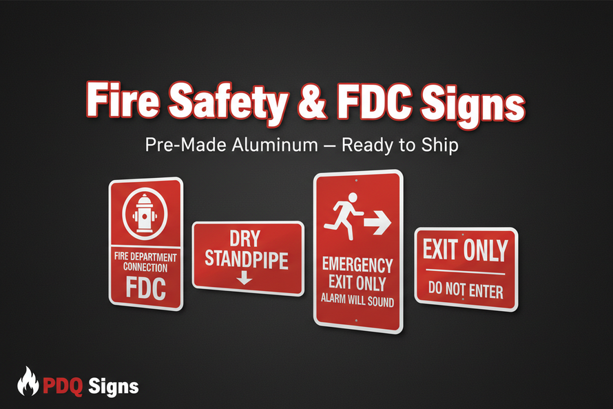 Fire Safety & FDC Signs