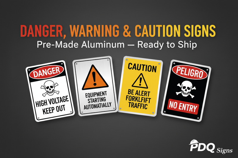 Danger, Warning & Caution Signs