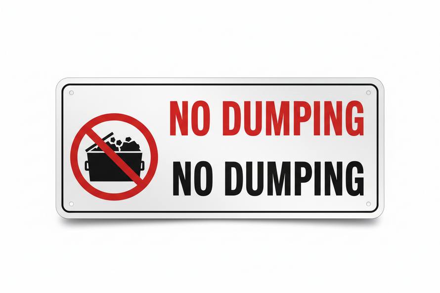 Dumpster Signs