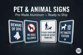 Pet & Animal Signs