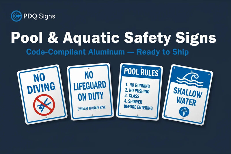 Pool & Aquatic Safety Signs