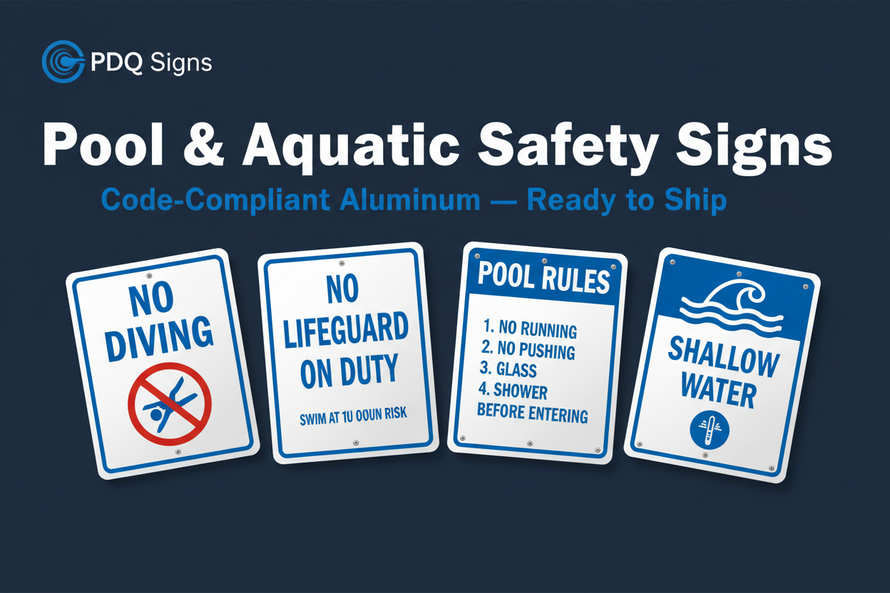Pool & Aquatic Safety Signs