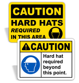 ⚠️ Caution: Hard Hat Signs