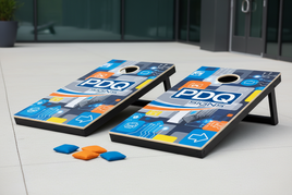 Cornhole Custom Company Logo Set