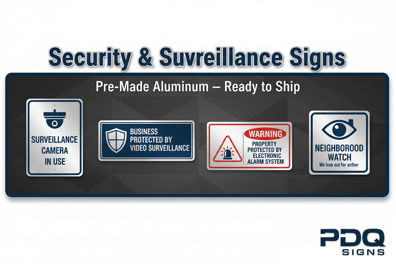 Security & Surveillance Signs