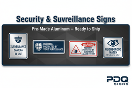 Security & Surveillance Signs