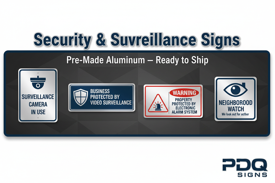 Security & Surveillance Signs
