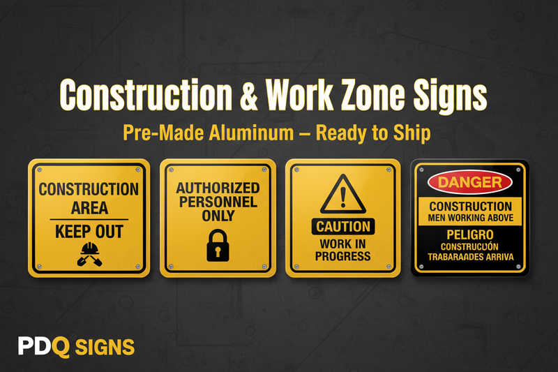 Construction & Work Zone Signs