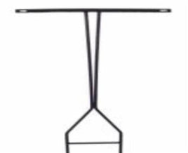Round T-Bar Stake; 3/8 Inch x 40 Inch