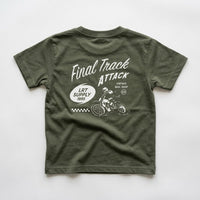 FINAL TRACK ATTACK TEE - MILITARY GREEN