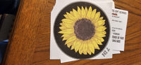 Flower purple headlight decals 148