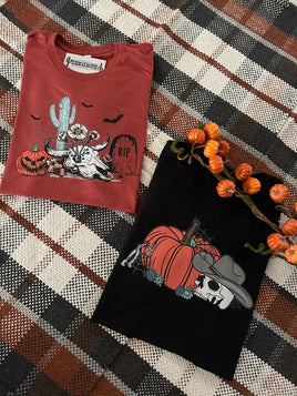 Desert Halloween & Cowboy Pumpkin