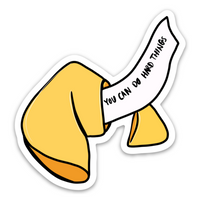 You Can Do Hard Things Fortune Cookie Sticker