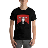 Vintage Western Bull Skull Raised On 90s Country Music  Lightweight T-Shirt