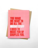 Cute Valentine's Day Card Mushy Stuff Love Card