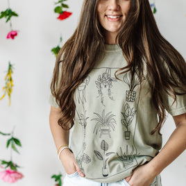 Plant Lady w/ Back Detail - Comfort Colors Tee
