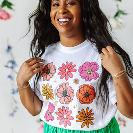 3x3 Spring Flowers - Unisex Tee