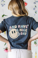 Be Kind Pocket on Front w/ And Have a Nice Day on Back - Comfort Colors Tee