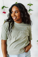 My Only Sunshine Pocket Design w/ Full Sun on Back - Comfort Colors Tee