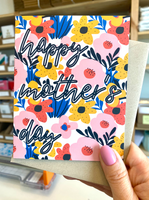 Vibrant Happy Mother's Day Card Floral Mother's Day Card