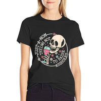 Just A Mom Trying Not to Raise Assholes Funny Mom Comfortable T-Shirt