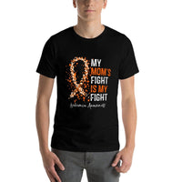 My Moms Fight Is My Fight - Leukemia Awareness Gifts  Easy-care T-Shirt