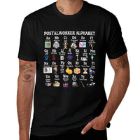 Mailed It Postal Worker Gifts Funny Alphabet Post Office Delivery Mailman  Eco-friendly Material T-Shirt