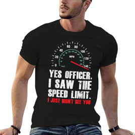 Yes Officer I Saw The Speed Limit Funny Driving  Versatile T-Shirt