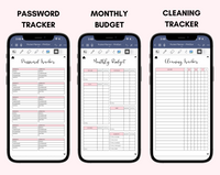 Digital Phone Planner Pink