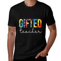 Gifted Teacher Women Tie Dye Back To School Appreciation Day  Relaxed-fit T-Shirt