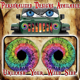 Round rainbow eyes 126