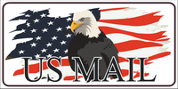 US MAIL RURAL CARRIER MAGNETIC SIGN   12"X24"