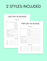 Kid's Back To School Reflection