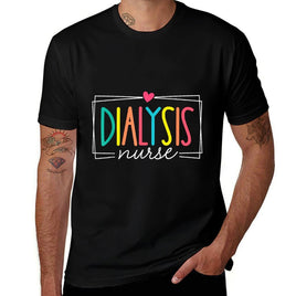 Dialysis Nurses Kidney Disease Nursing RN Women Funny  Eco-friendly Material T-Shirt