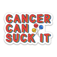 Cancer Can Suck It Vinyl Sticker