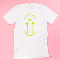 3 PALM TREES IN OVAL - Unisex Tee