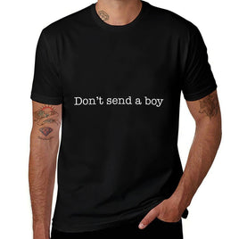 DonT Send A Boy Funny Euchre Card Game  Relaxed-fit T-Shirt