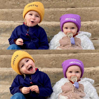 Custom Embroidered Name - (2 Size Options) - Child Beanie