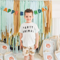 Party Animal - Block Font - Child Tee