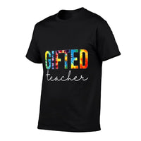 Gifted Teacher Women Tie Dye Back To School Appreciation Day  Relaxed-fit T-Shirt