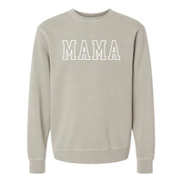 Embroidered PIGMENT Crewneck - OUTLINE NAME - ENTER YOUR CUSTOM NAME! (White Thread)