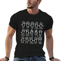 Algebra Dance Funny Graph Figures Math Equation  Graphic-printed T-Shirt