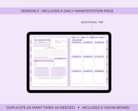 2026 Simply Elegant Digital Planner in Purple