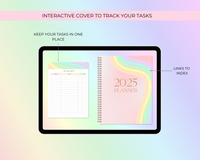 2026 Simply Elegant Digital Planner in Rainbow