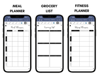 Digital Phone Planner Black